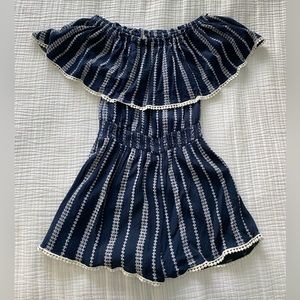 Extra small navy blue romper from Lulus